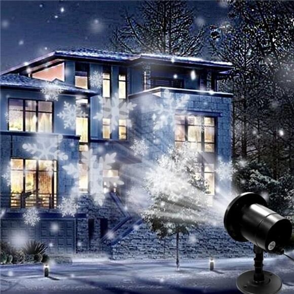 Christmas Projector Lights Outdoor Christmas Snowflakes Projector LED Lights